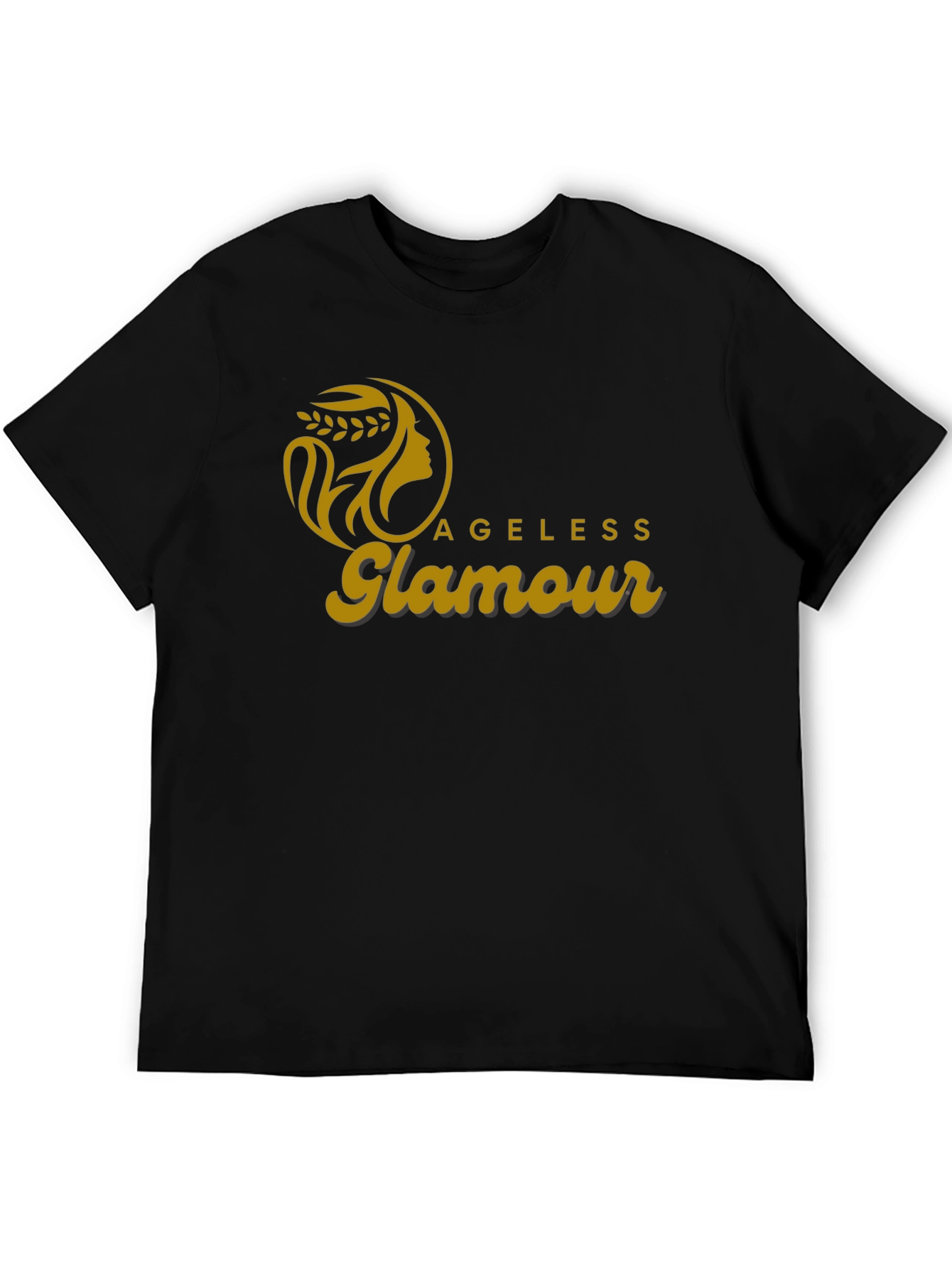Ageless Glamour Graphic Tee - Stylish Unisex Shirt
