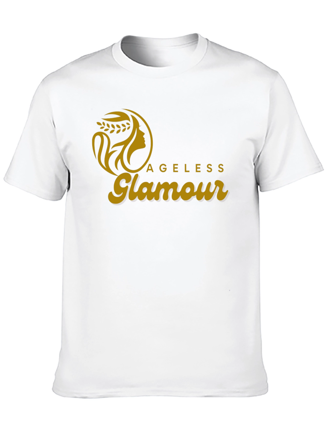 Ageless Glamour Graphic Tee - Stylish Unisex Shirt