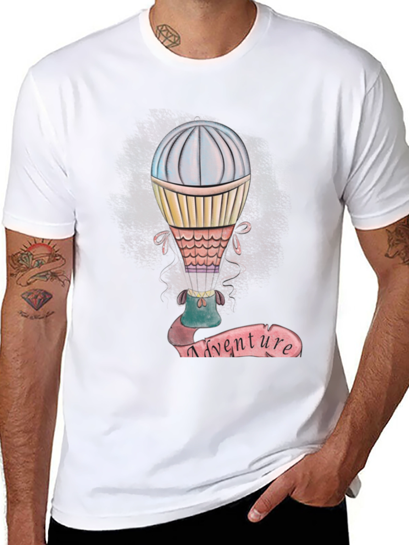 Adventure Hot Air Balloon Graphic Tee