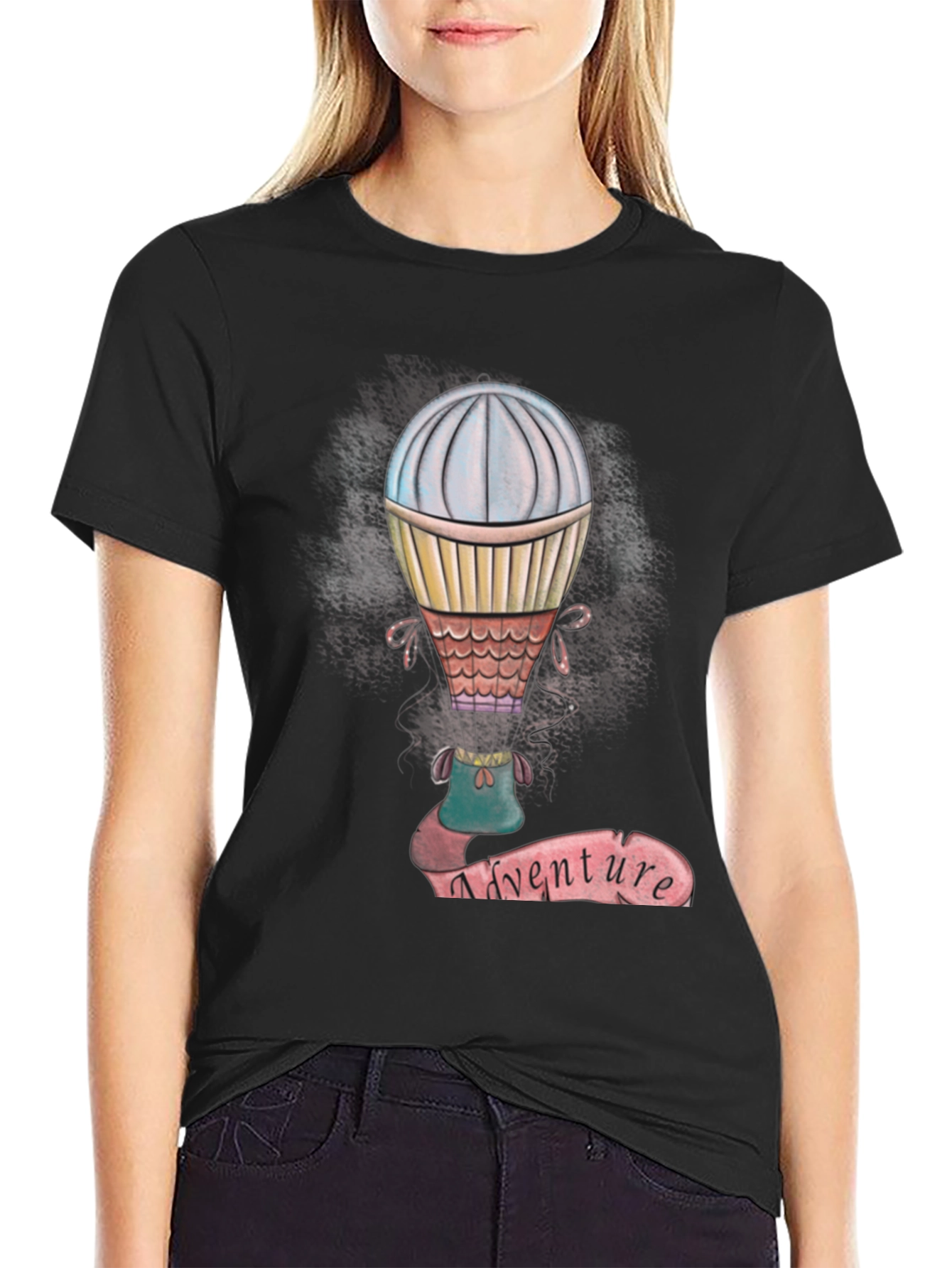 Adventure Hot Air Balloon Graphic Tee