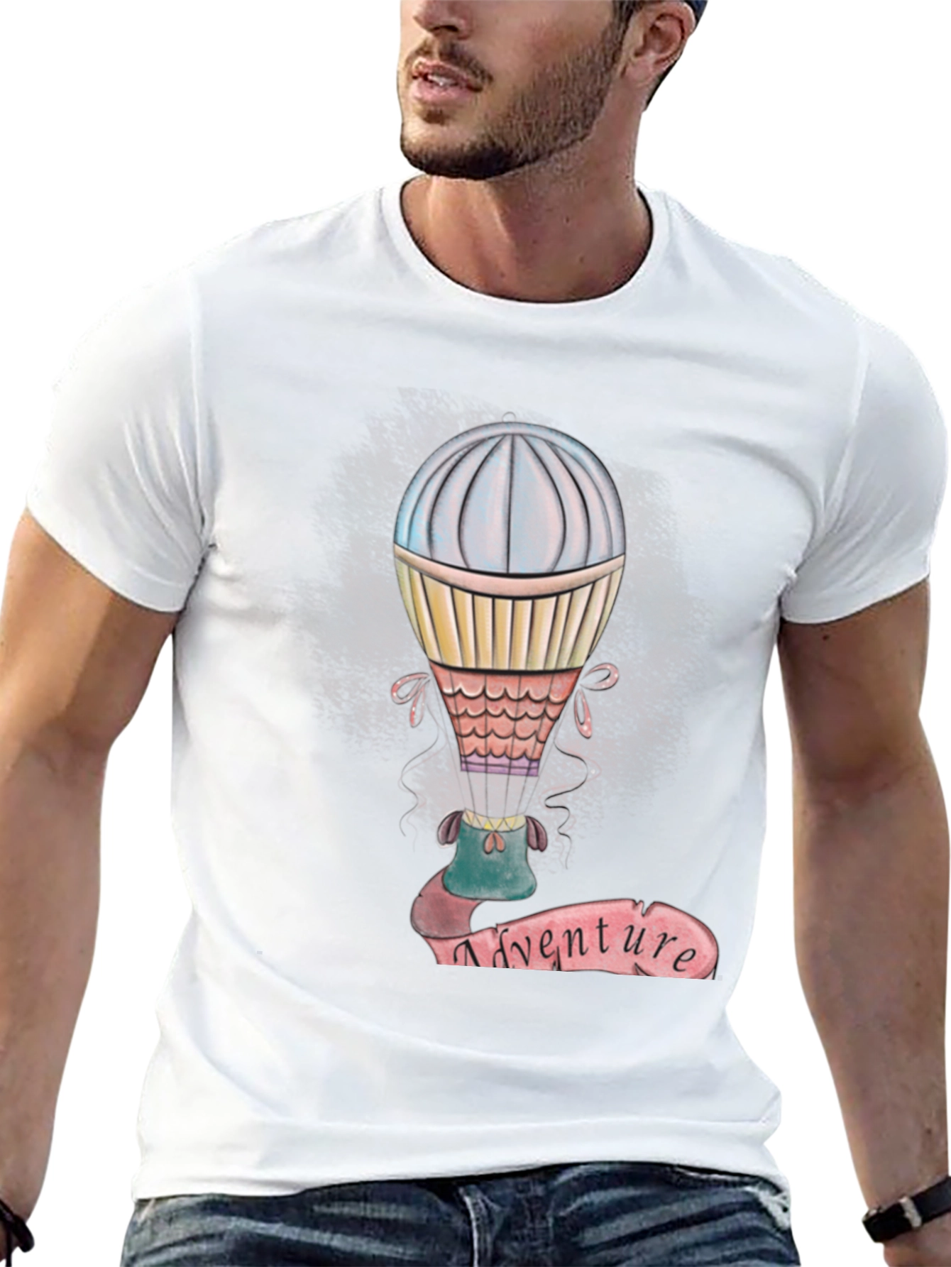 Adventure Hot Air Balloon Graphic Tee