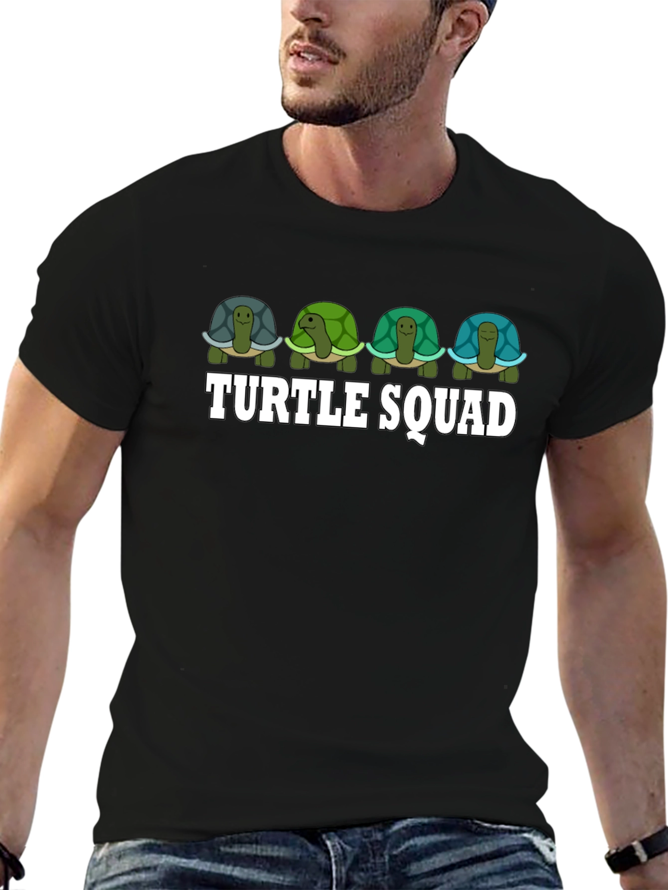 Turtle Squad Graphic Tee - Funny Animal T-Shirt