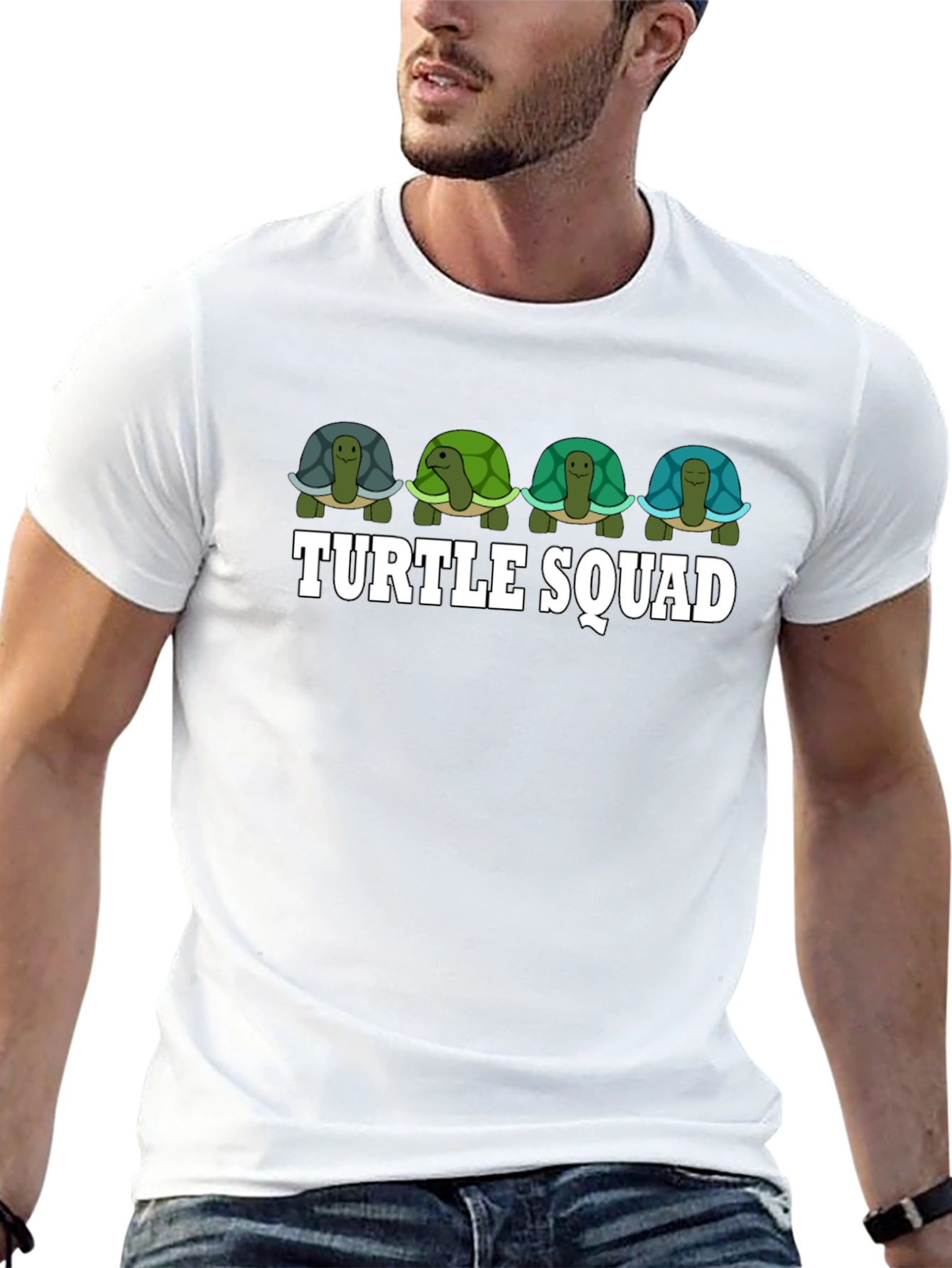 Turtle Squad Graphic Tee - Funny Animal T-Shirt