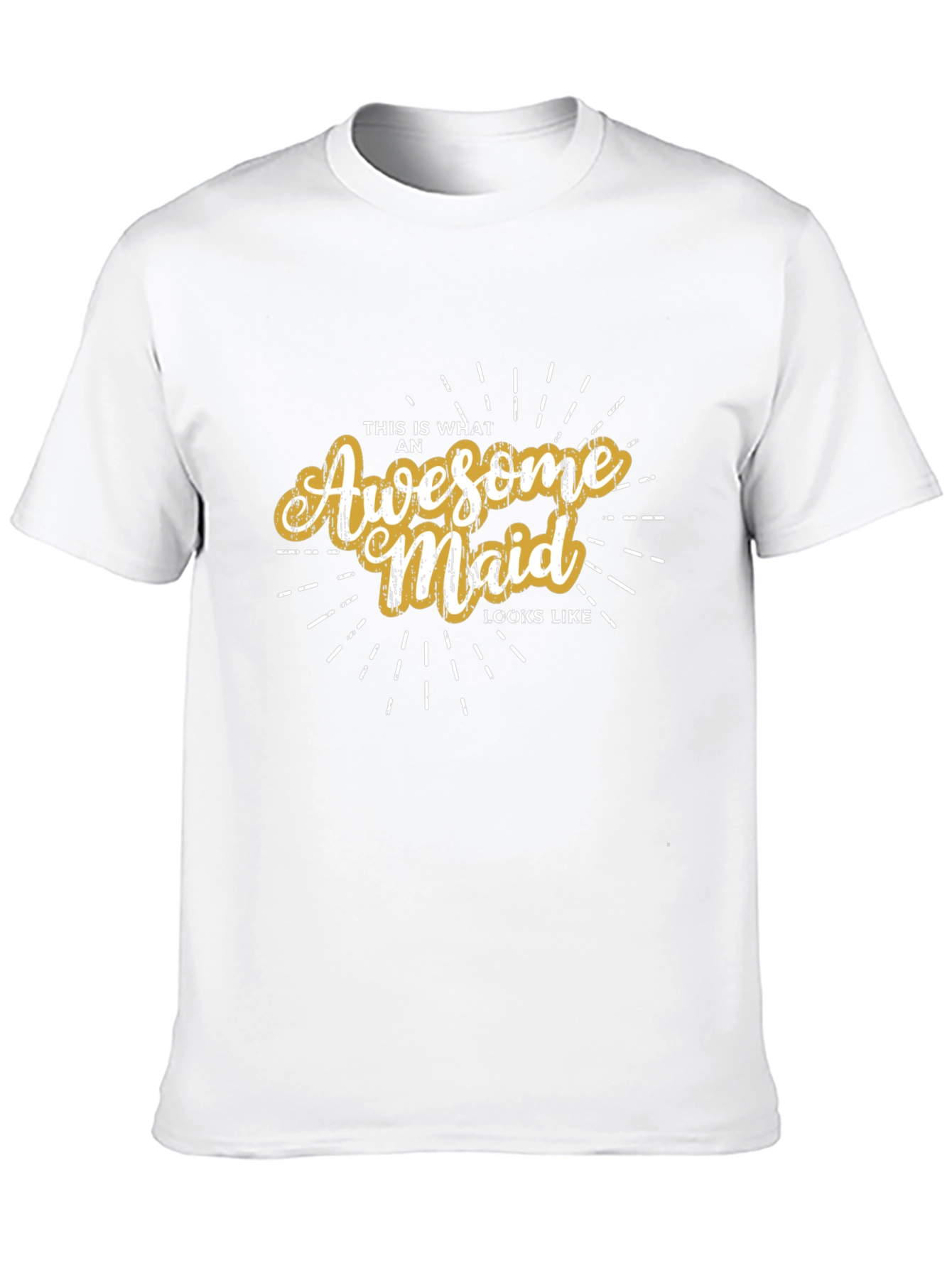 Awesome Maid Graphic T-Shirt Fun Gift