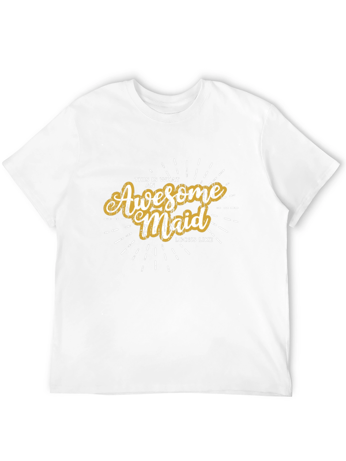 Awesome Maid Graphic T-Shirt Fun Gift