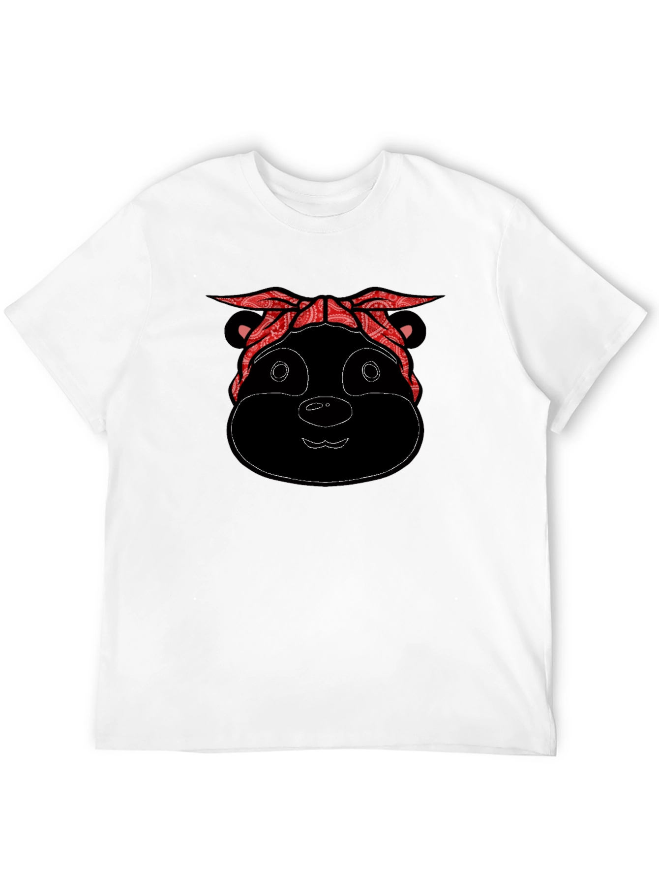 Bandana Bear Black T-Shirt