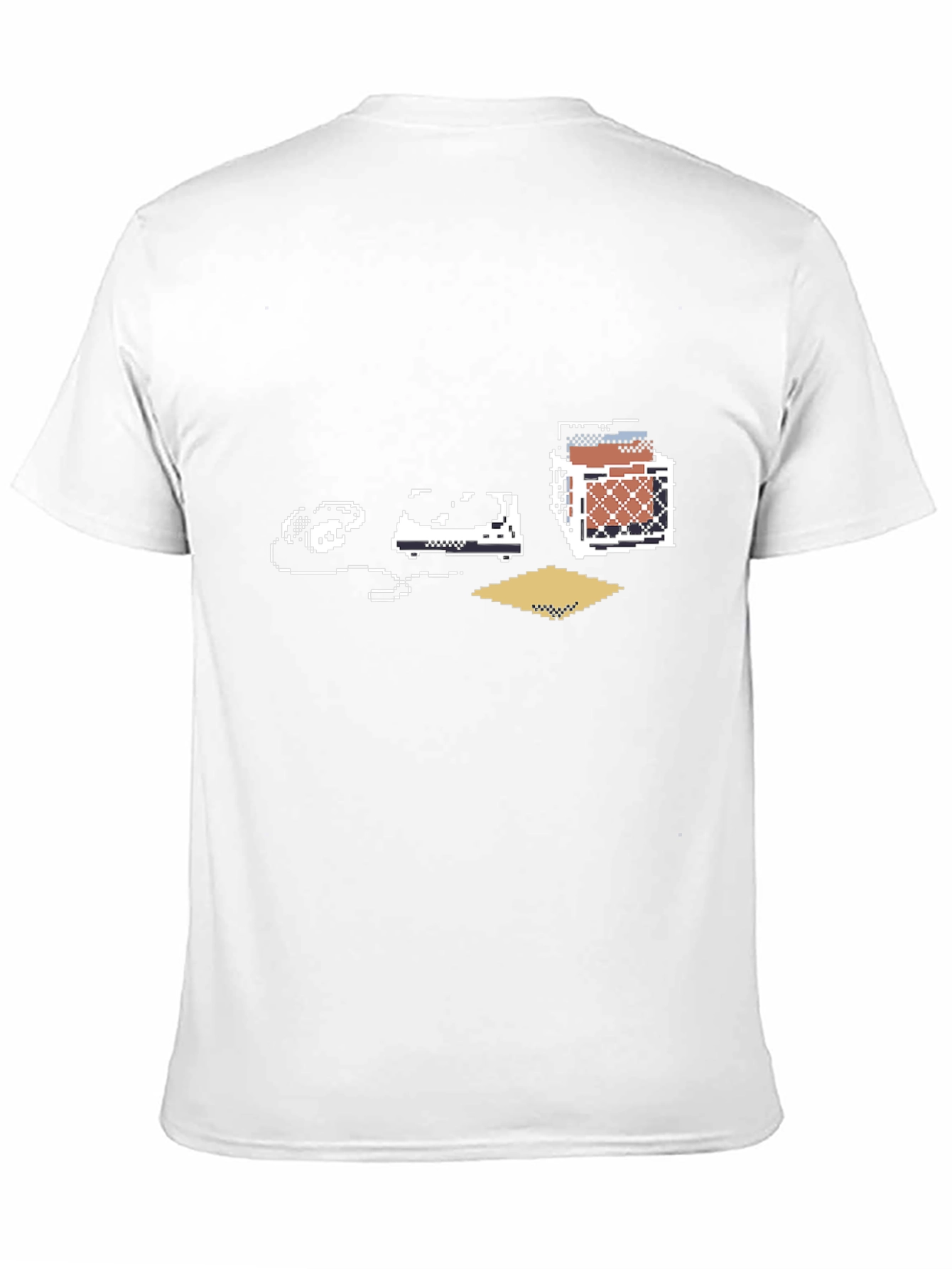 8-Bit DJ Graphic Tee - Retro Music Lover Shirt