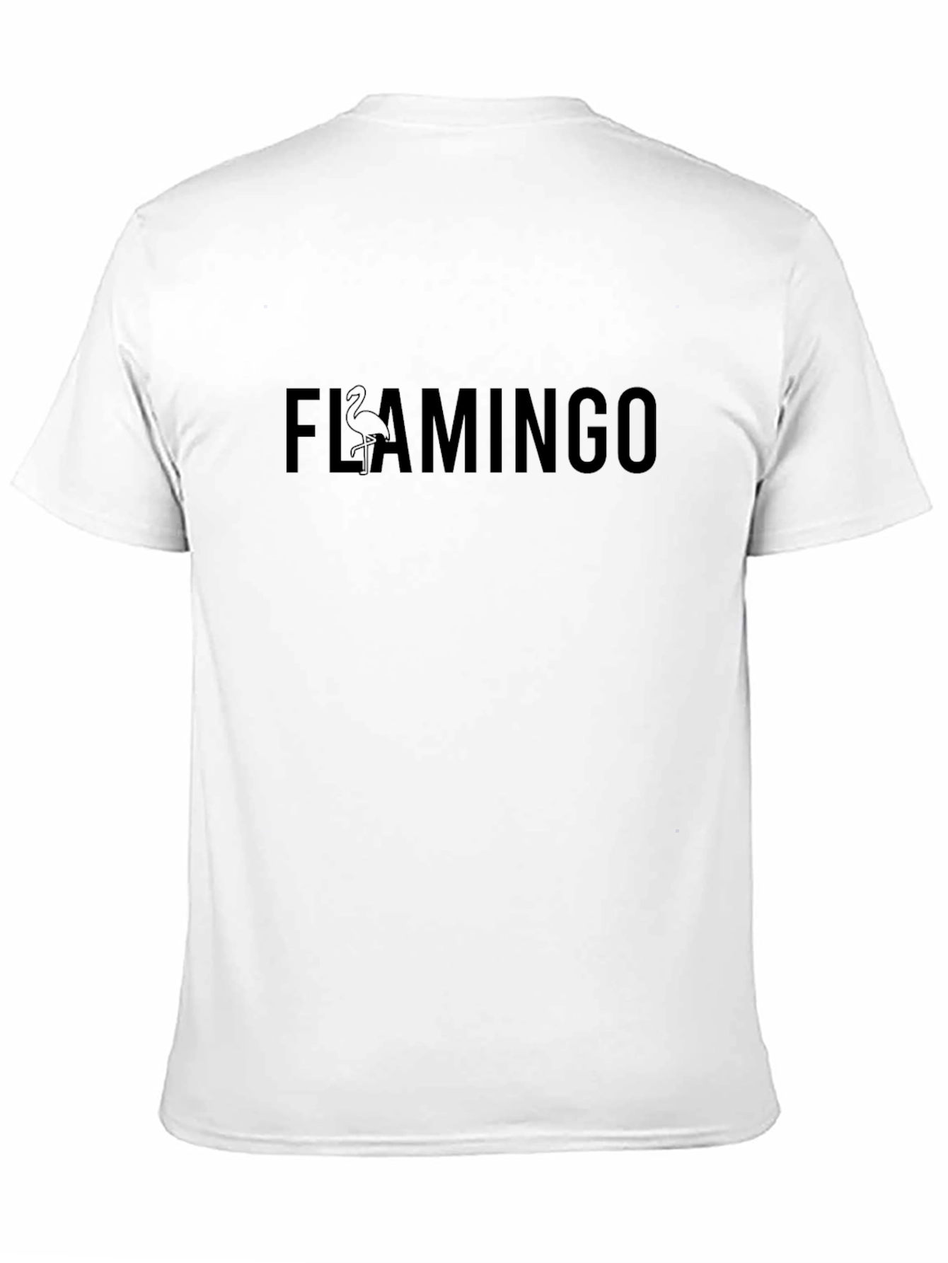 Black Flamingo Graphic T-Shirt - Casual Stylish Top
