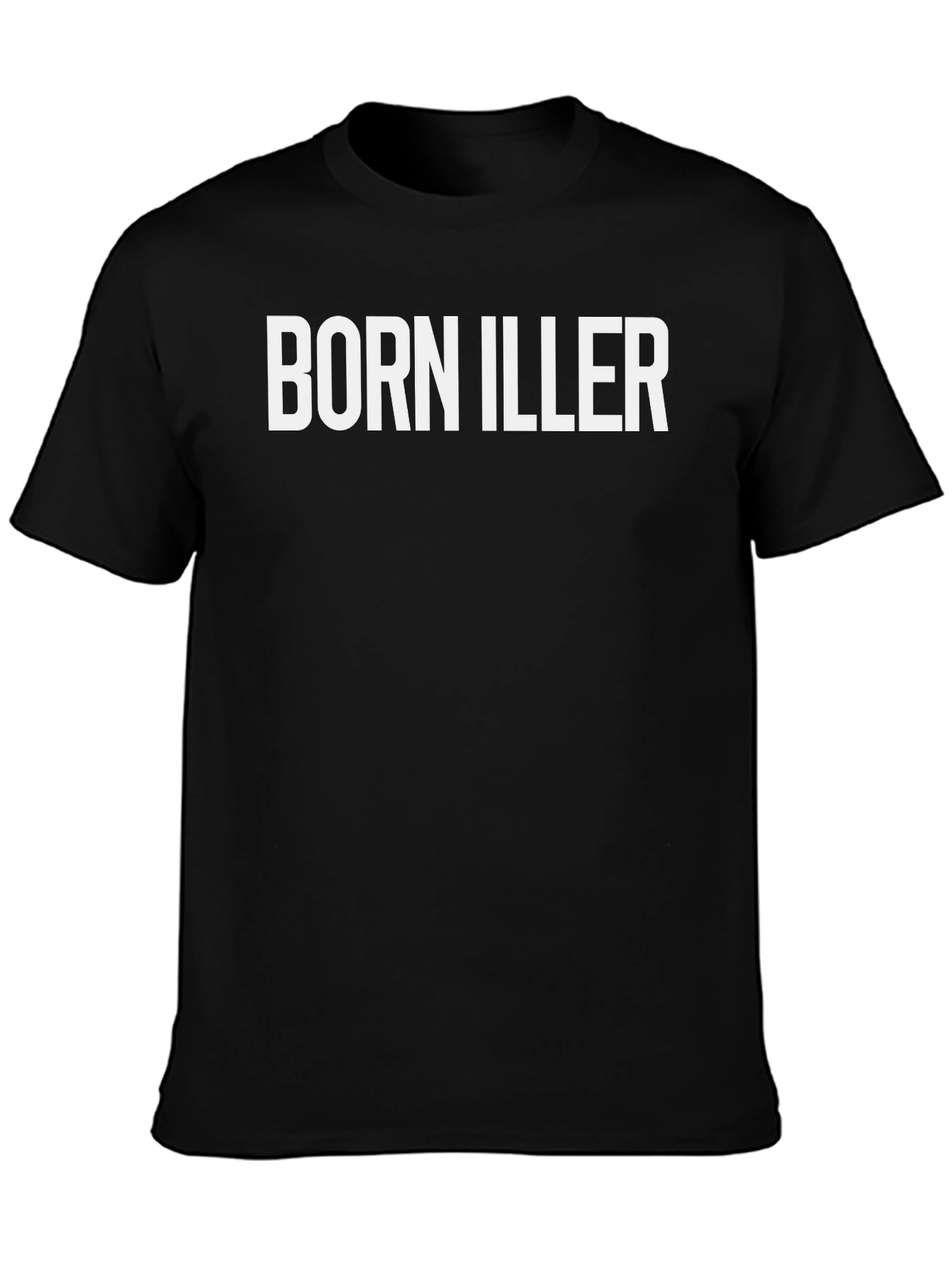 Born Iller Graphic Print Black T-Shirt