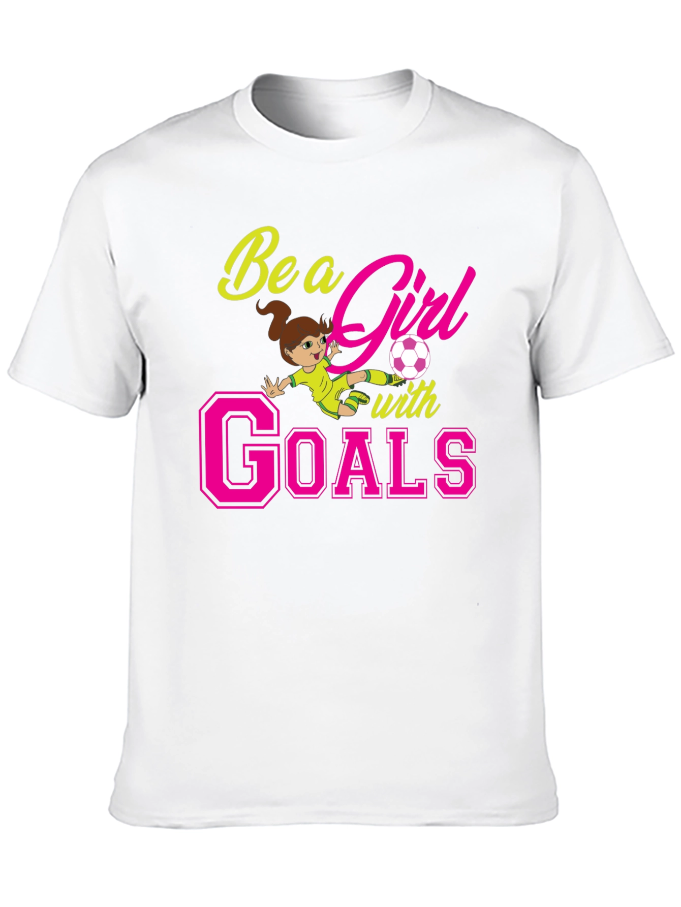 Be A Girl With Goals Black T-Shirt