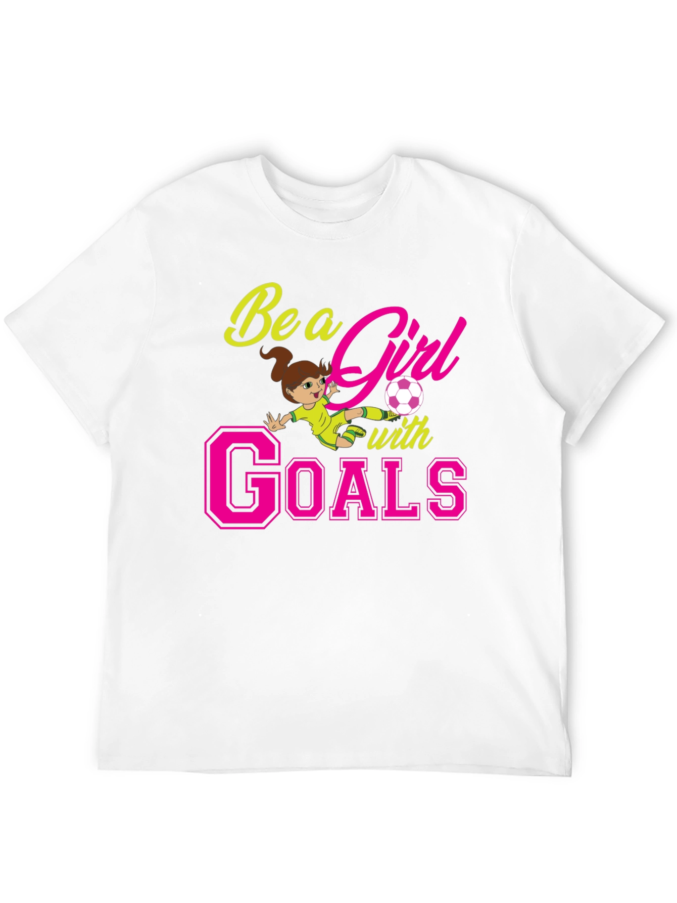 Be A Girl With Goals Black T-Shirt