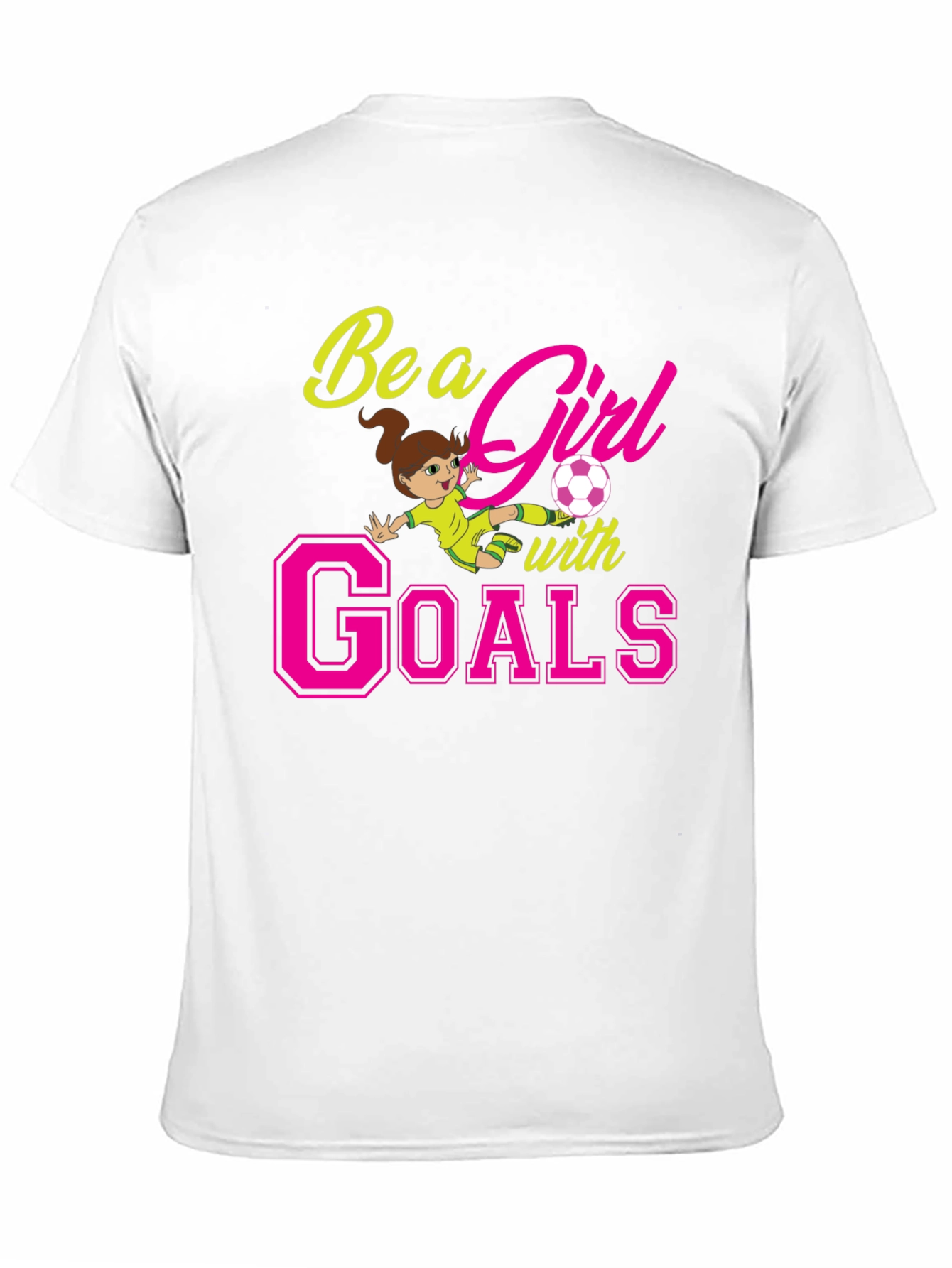 Be A Girl With Goals Black T-Shirt
