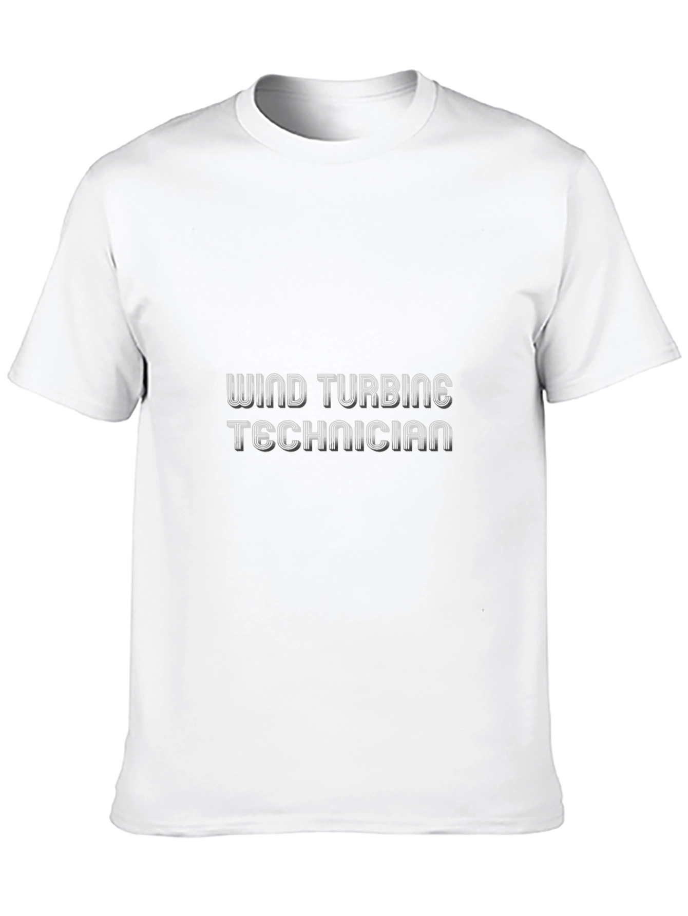 Wind Turbine Technician Black T-Shirt