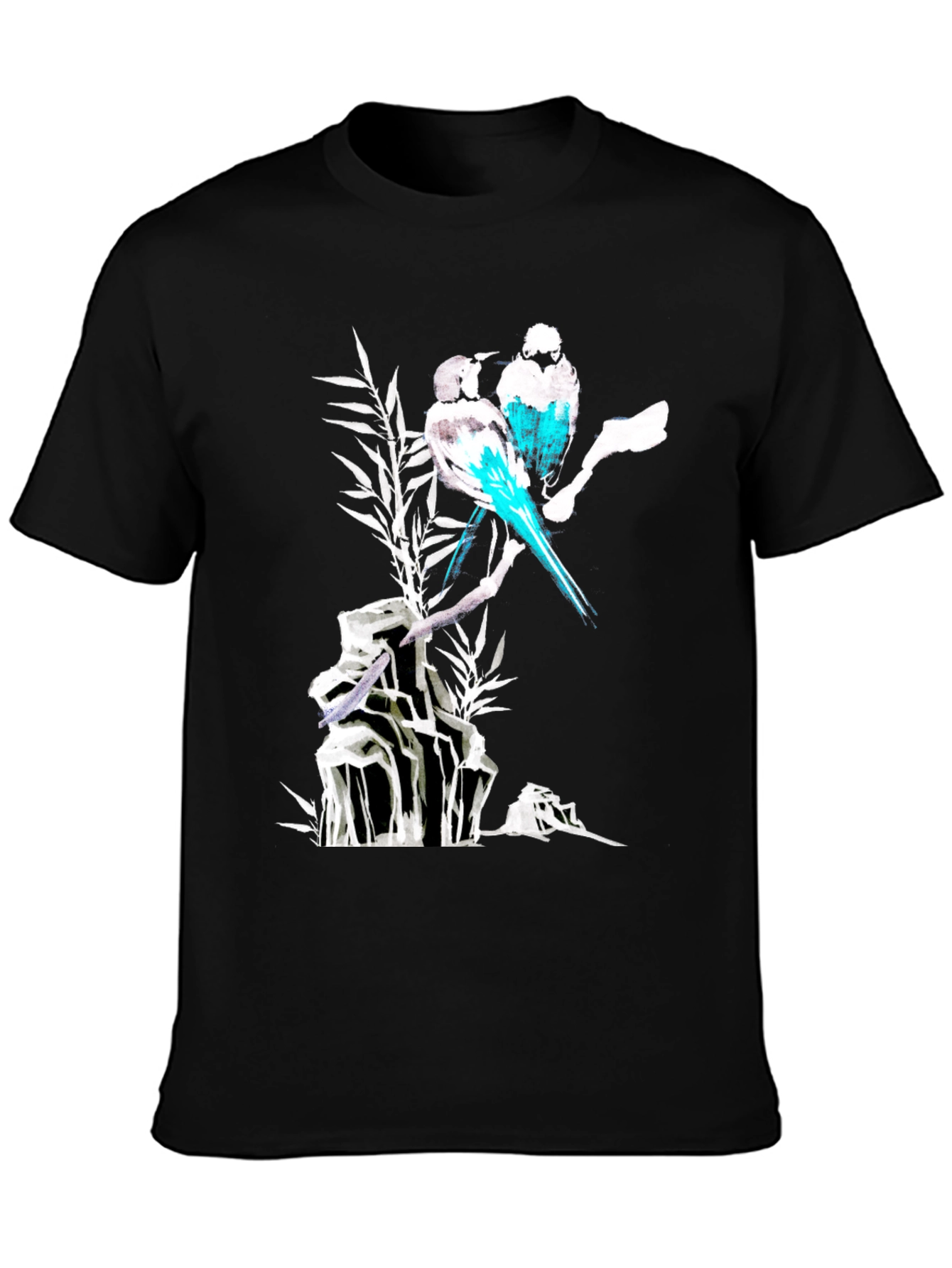 Birds on Branch Graphic T-Shirt