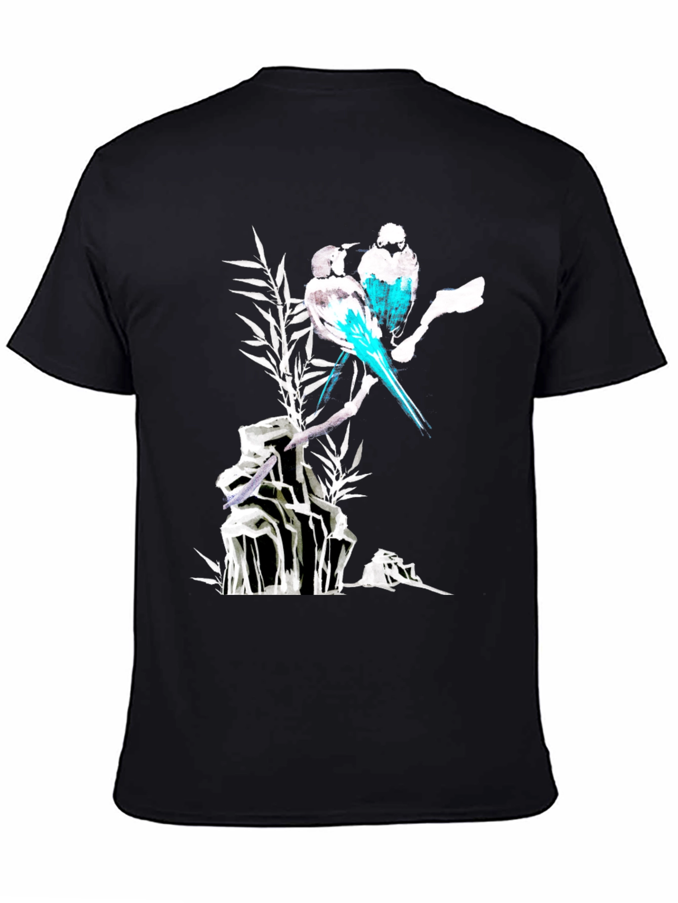 Birds on Branch Graphic T-Shirt