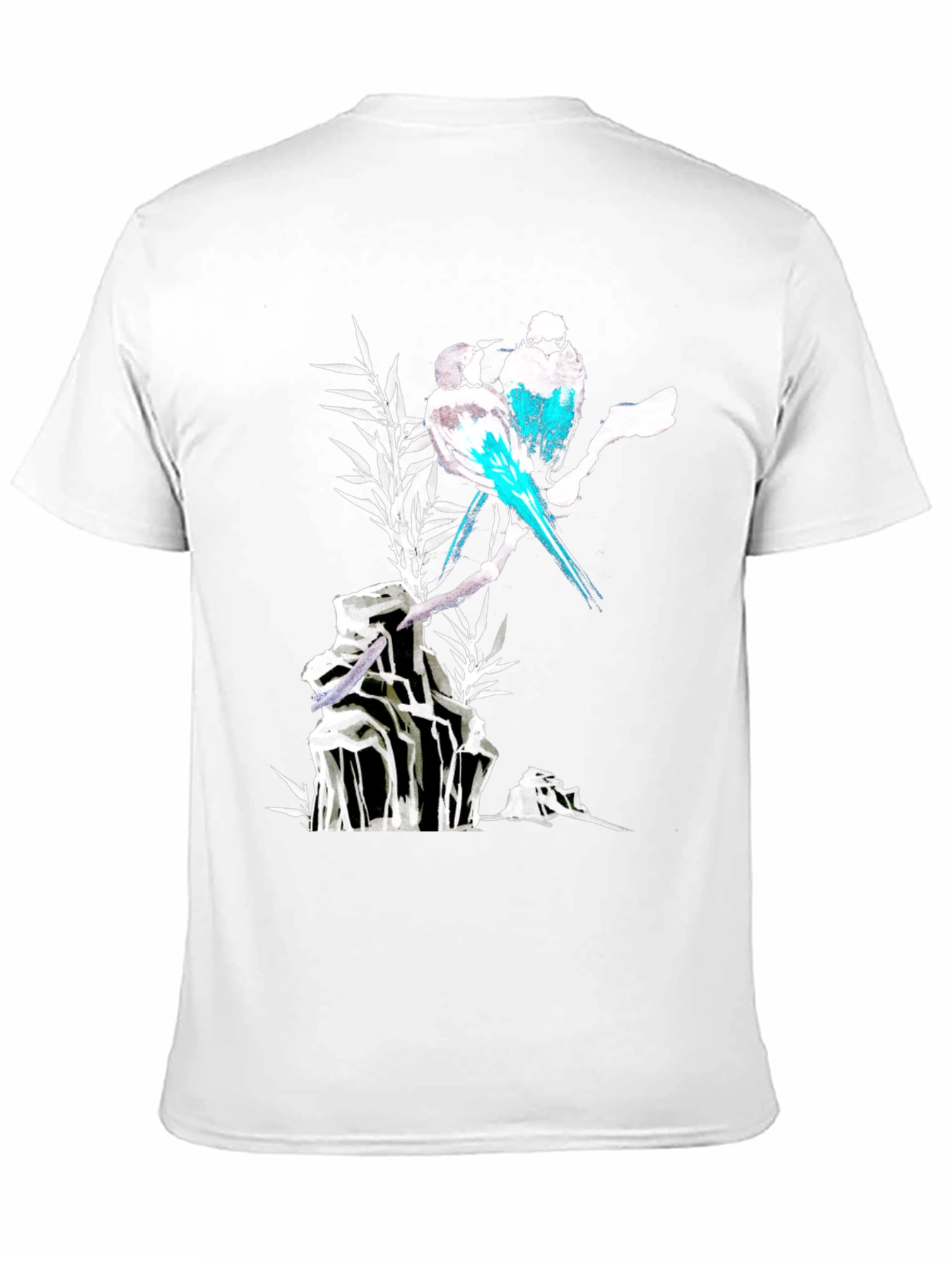 Birds on Branch Graphic T-Shirt
