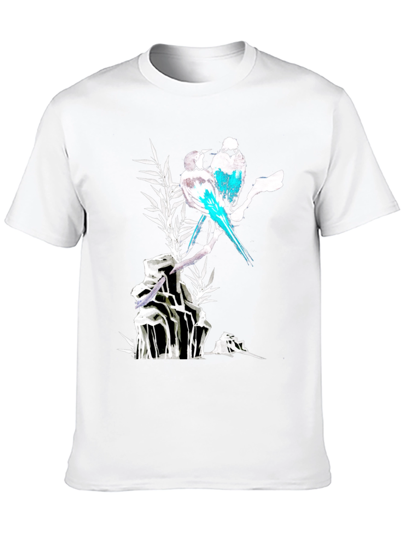 Birds on Branch Graphic T-Shirt