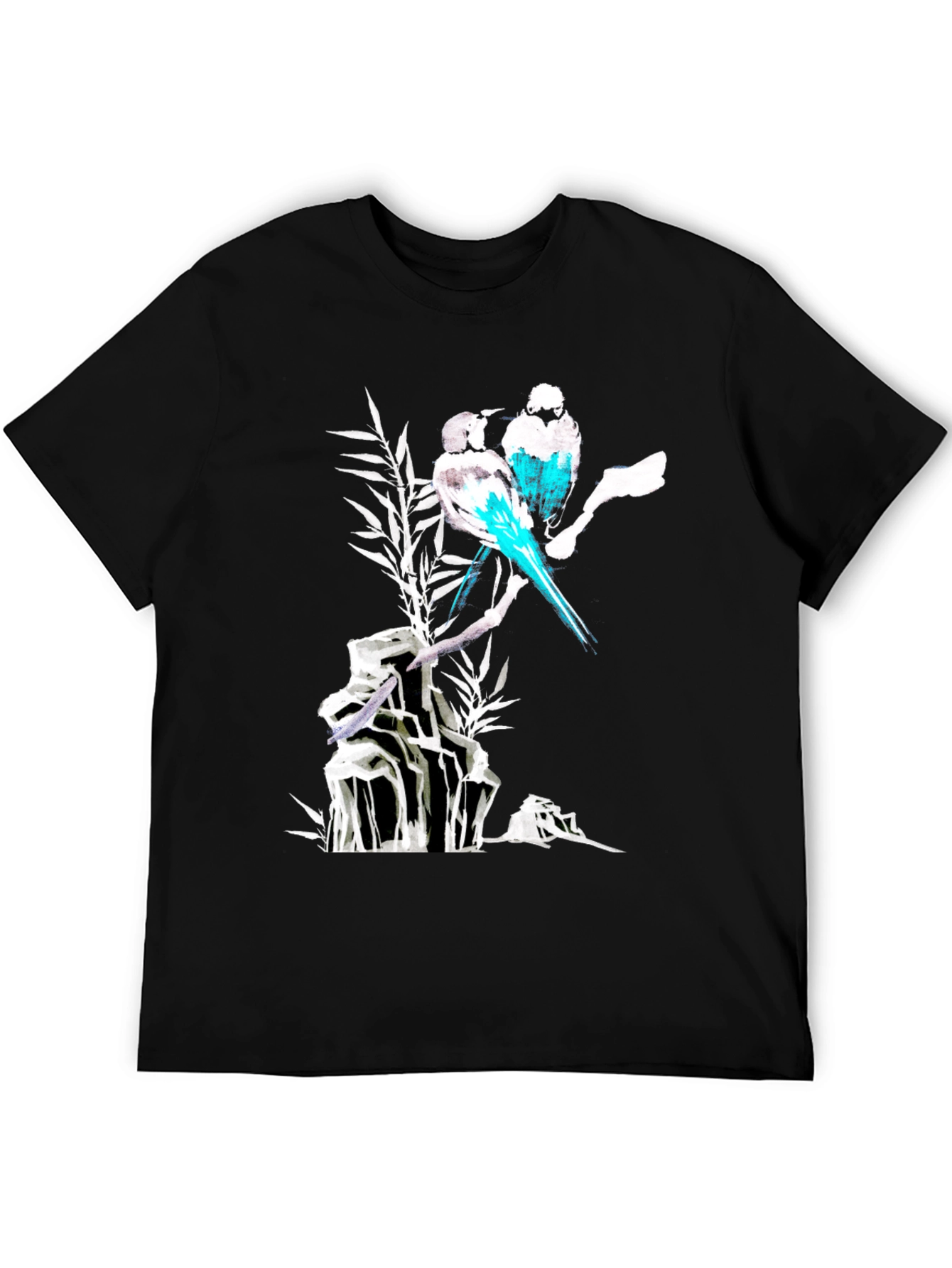 Birds on Branch Graphic T-Shirt