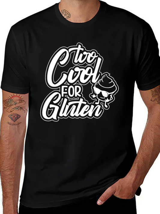 Too Cool For Gluten T-Shirt - Black