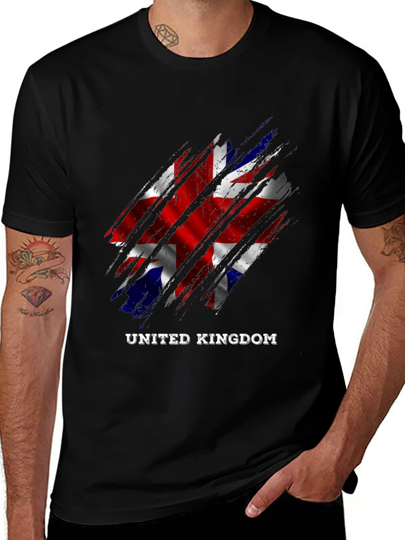 United Kingdom Flag Graphic T-Shirt