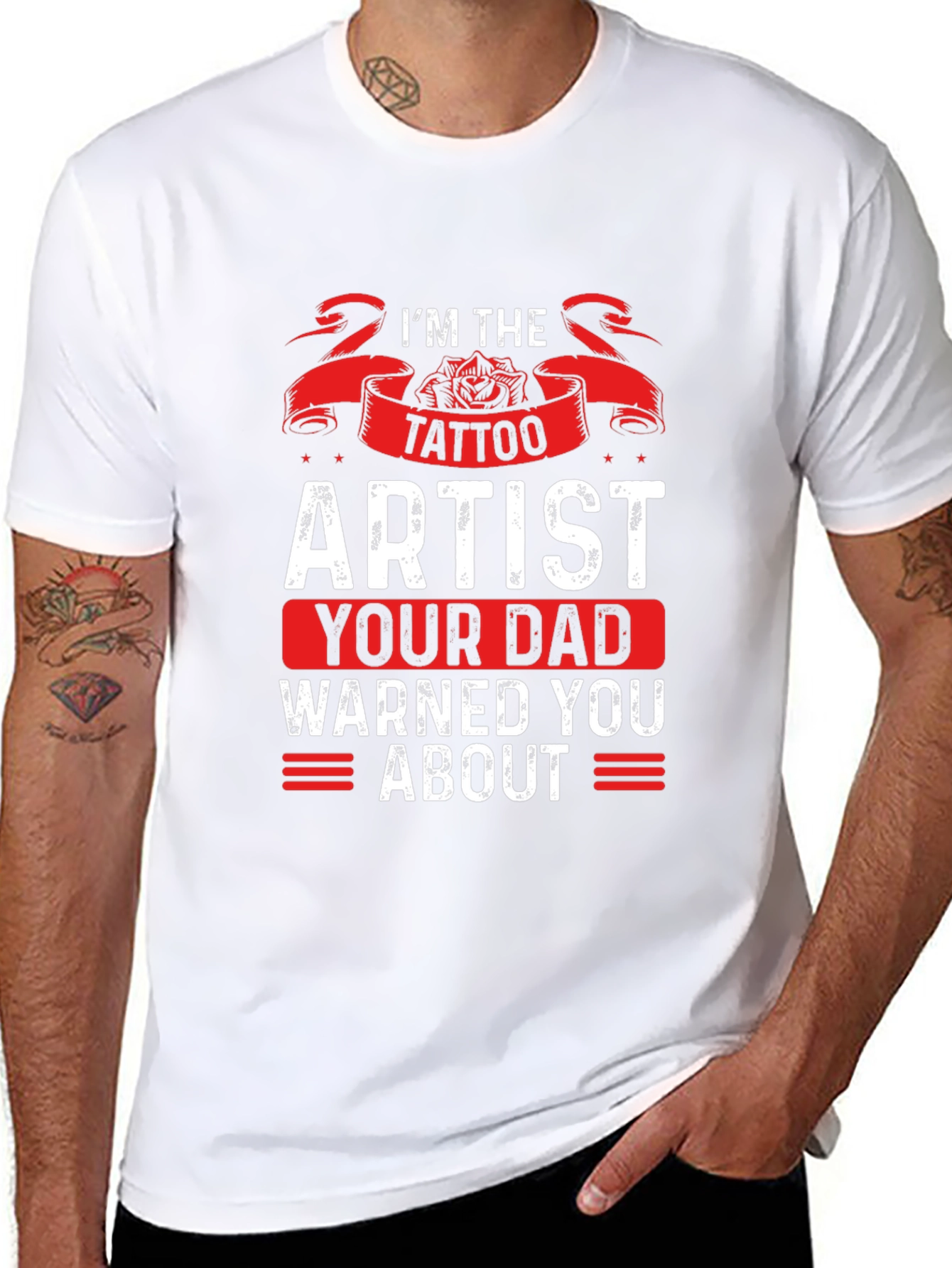 Tattoo Artist Novelty Graphic T-Shirt