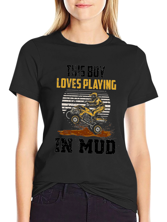 This Boy Loves Playing in Mud T-Shirt
