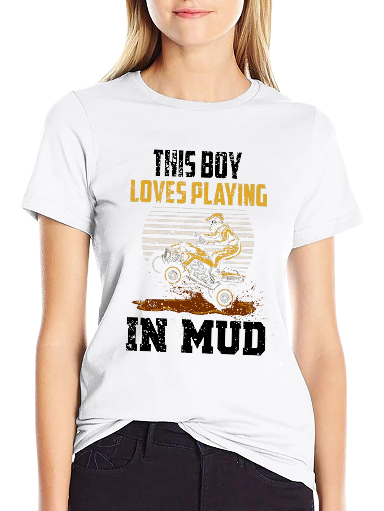 This Boy Loves Playing in Mud T-Shirt