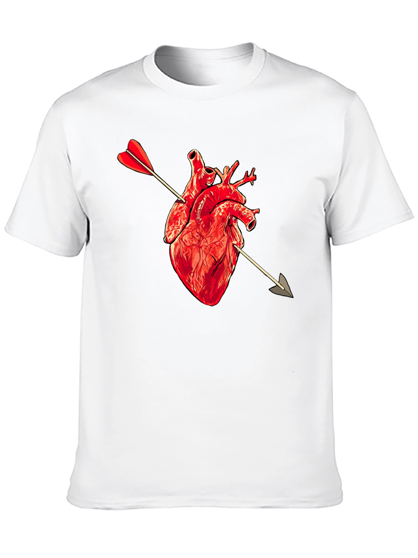 Anatomical Heart Arrow T-Shirt