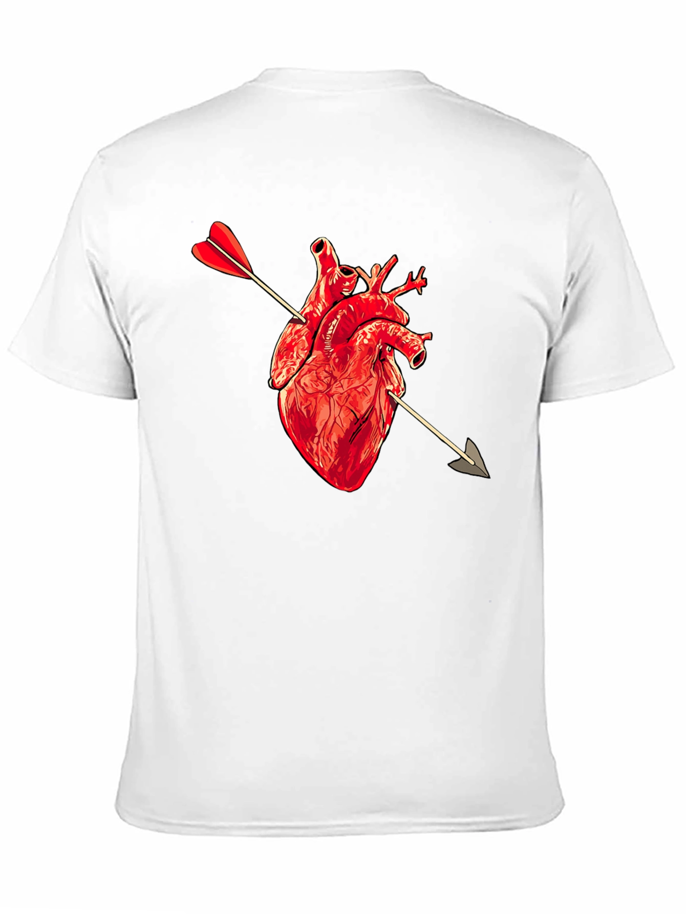 Anatomical Heart Arrow T-Shirt