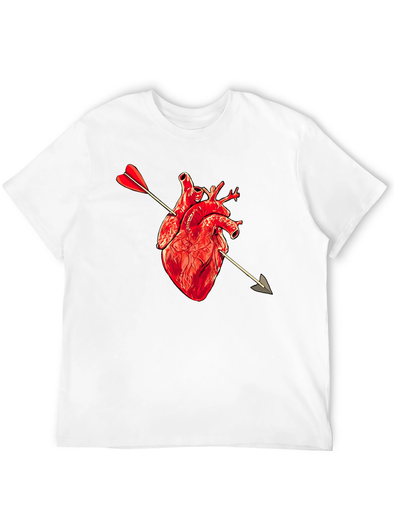 Anatomical Heart Arrow T-Shirt