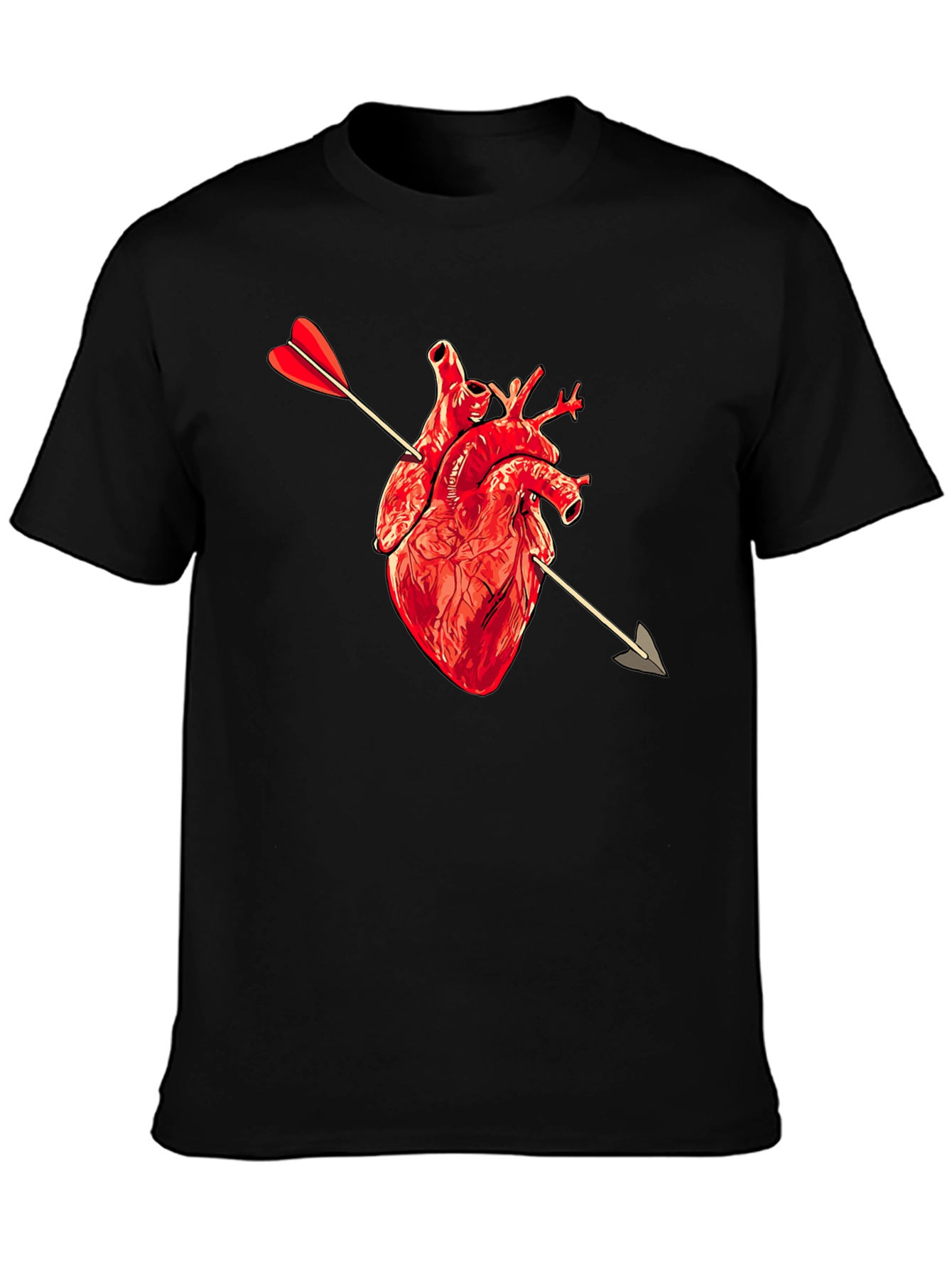 Anatomical Heart Arrow T-Shirt
