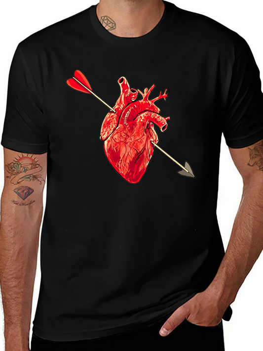 Anatomical Heart Arrow T-Shirt
