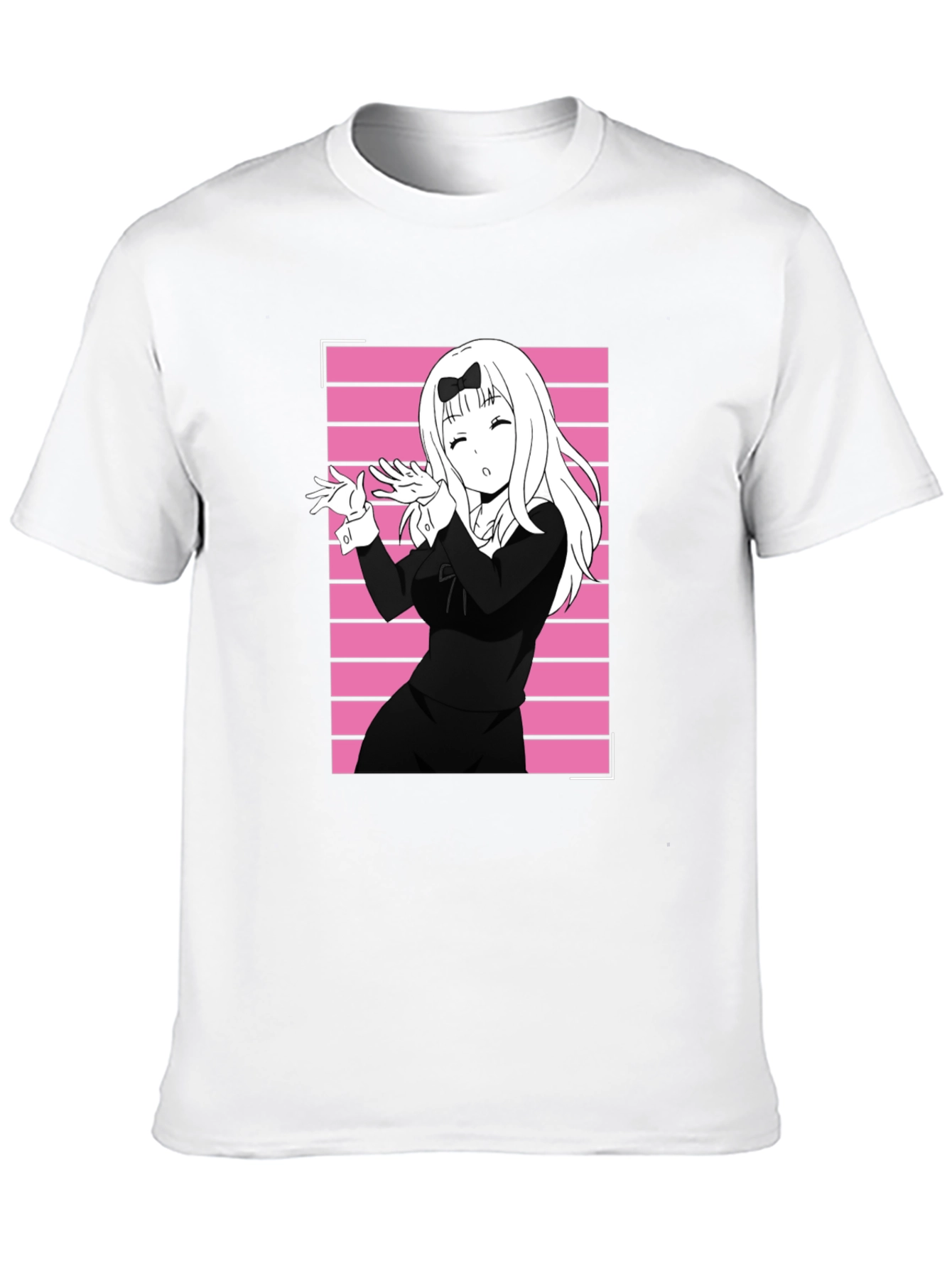 Anime Girl Black T-Shirt
