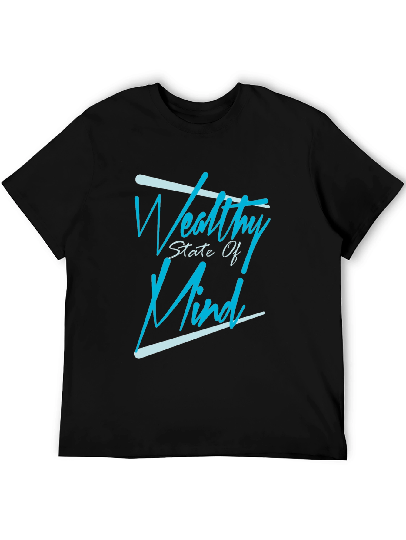 Wealthy State of Mind Graphic T-Shirt - Black