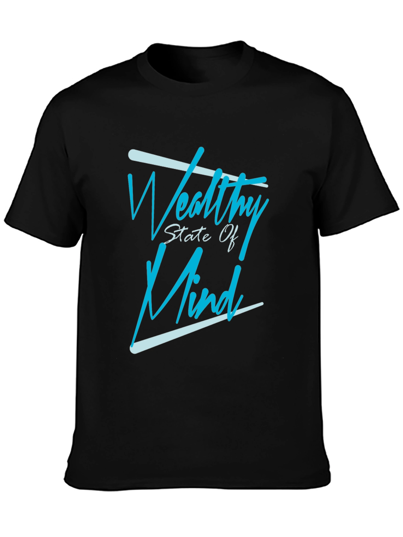 Wealthy State of Mind Graphic T-Shirt - Black