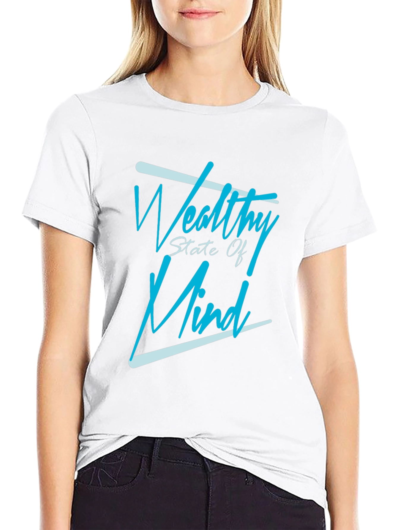 Wealthy State of Mind Graphic T-Shirt - Black