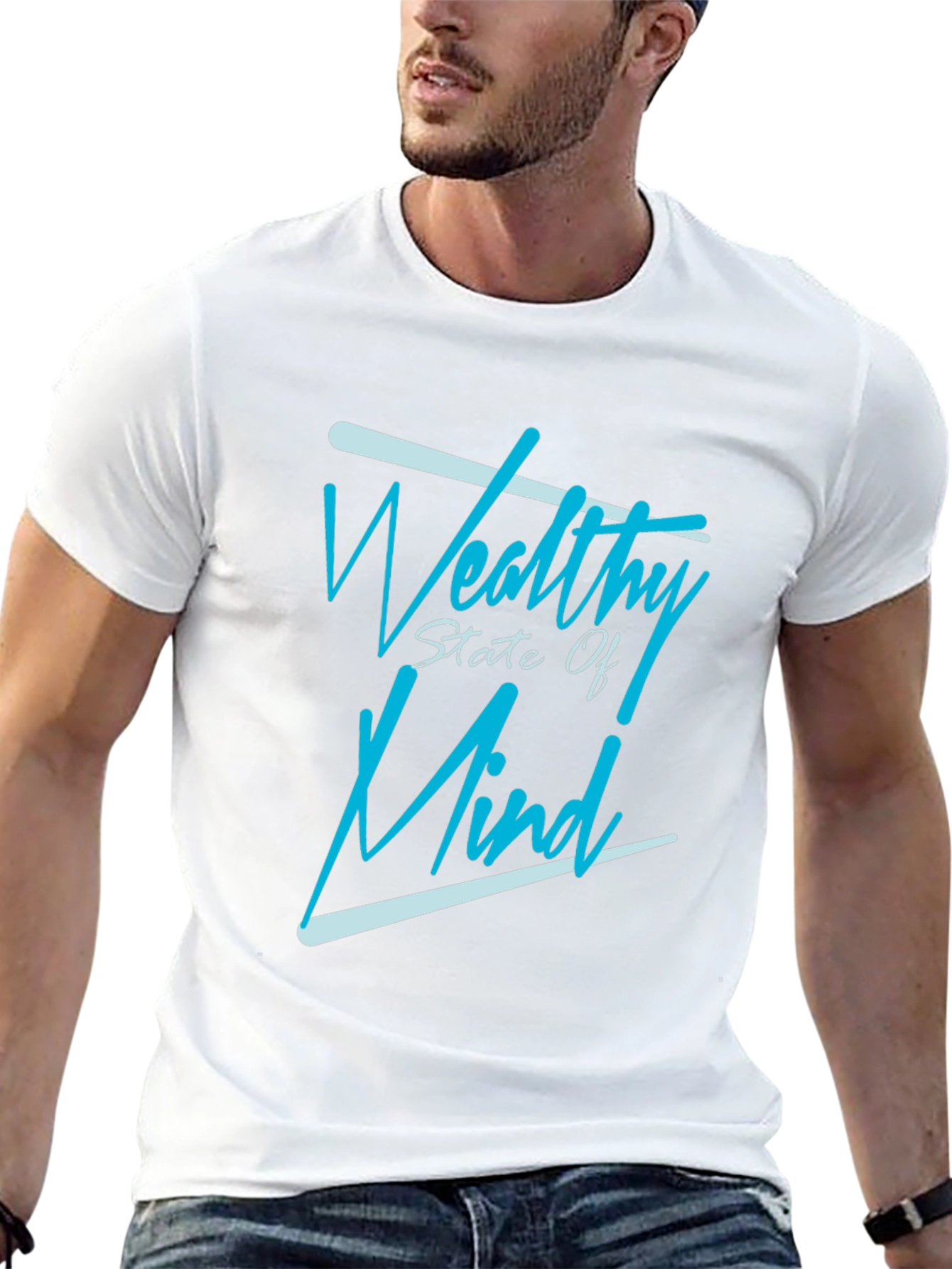 Wealthy State of Mind Graphic T-Shirt - Black
