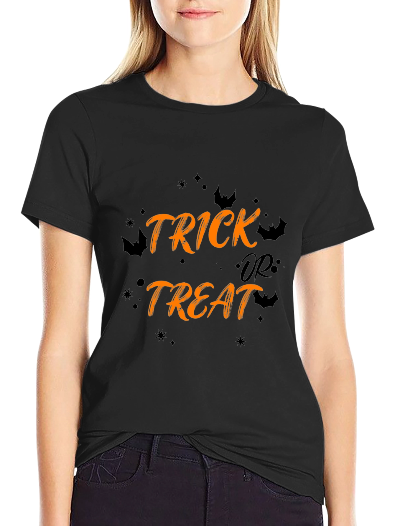 Trick or Treat Halloween Graphic Tee Shirt