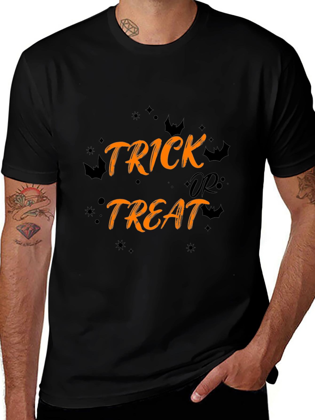 Trick or Treat Halloween Graphic Tee Shirt
