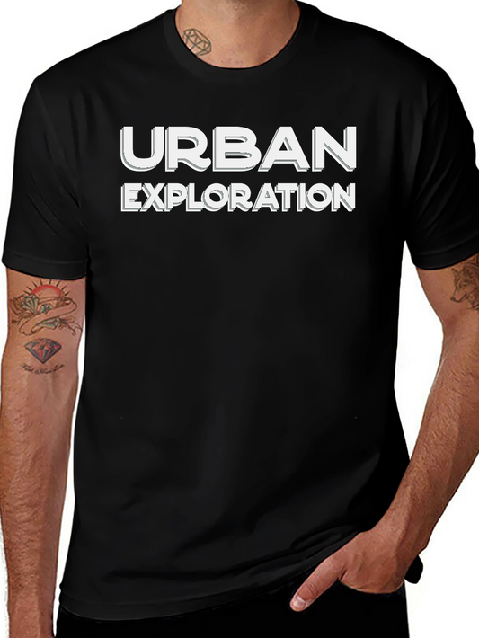 Urban Exploration Graphic T-Shirt - Black