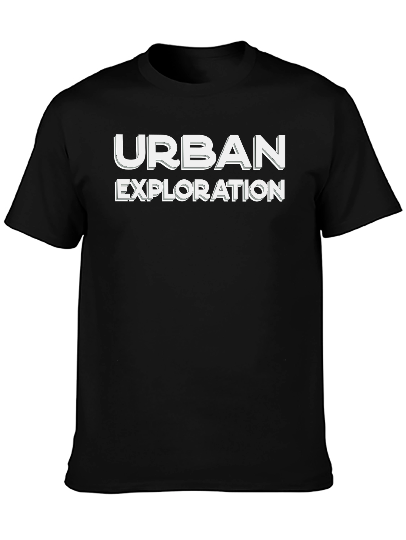 Urban Exploration Graphic T-Shirt - Black