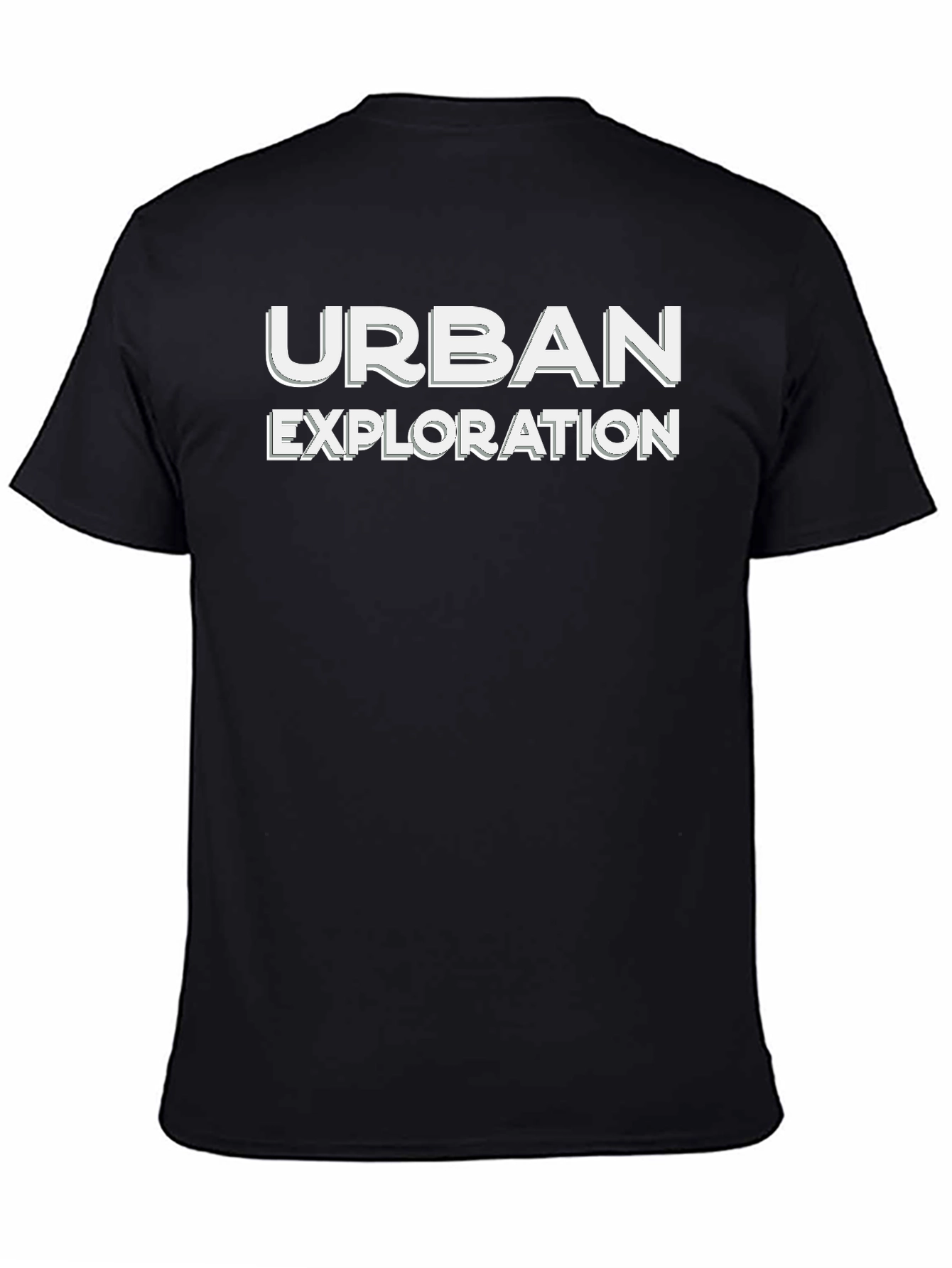 Urban Exploration Graphic T-Shirt - Black