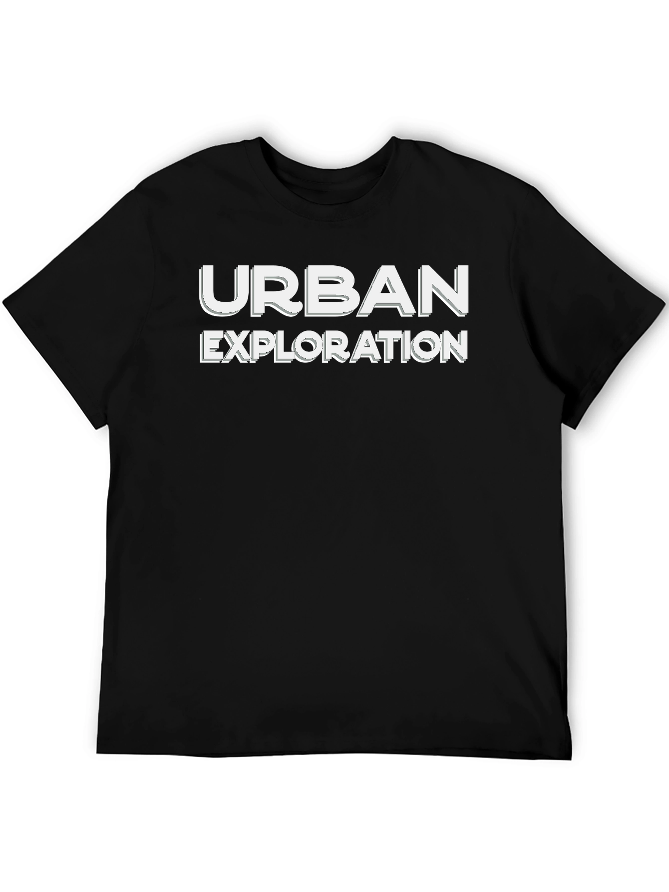 Urban Exploration Graphic T-Shirt - Black