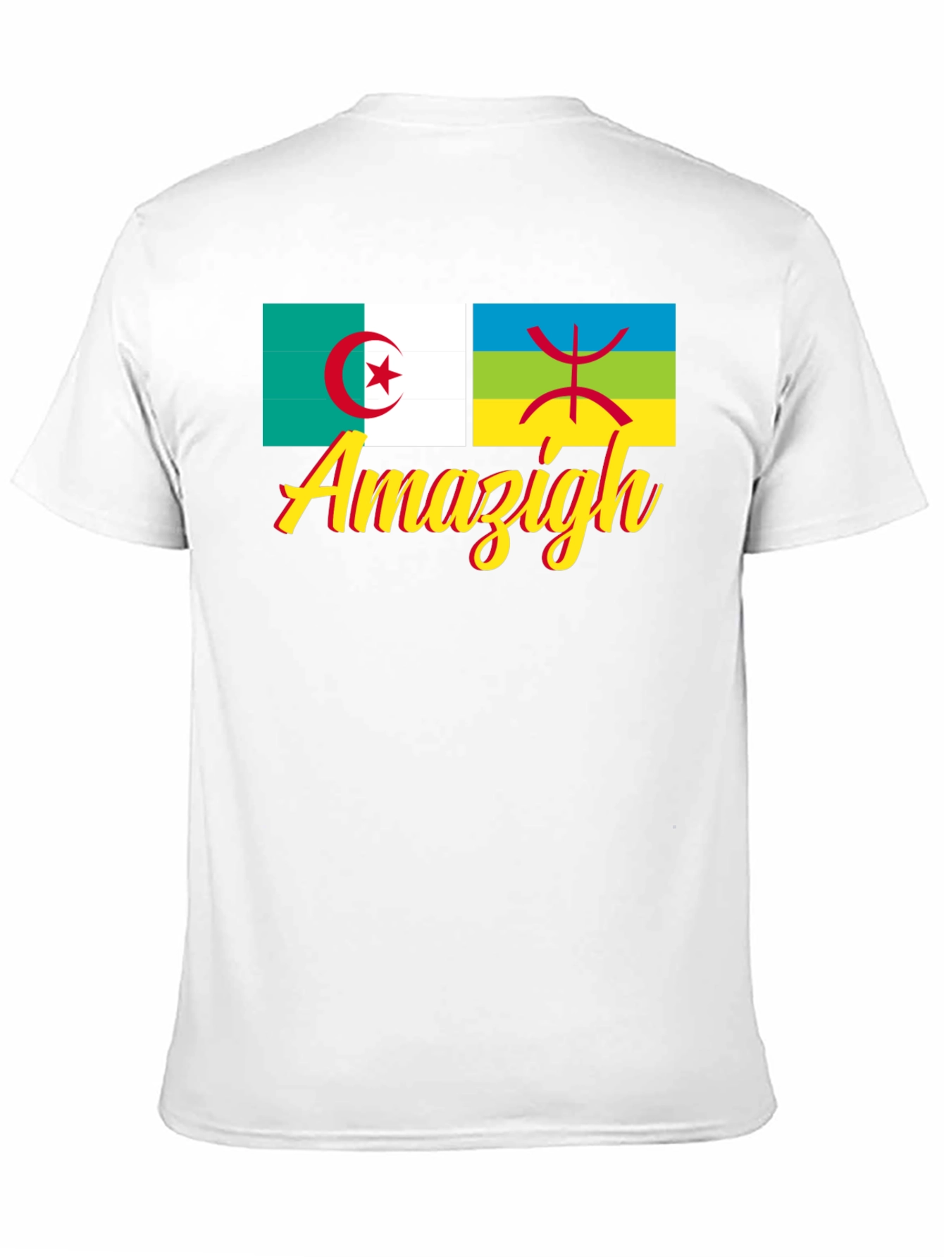 Amazigh Pride T-Shirt: Algeria Berber Flag Design