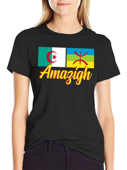 Amazigh Pride T-Shirt: Algeria Berber Flag Design