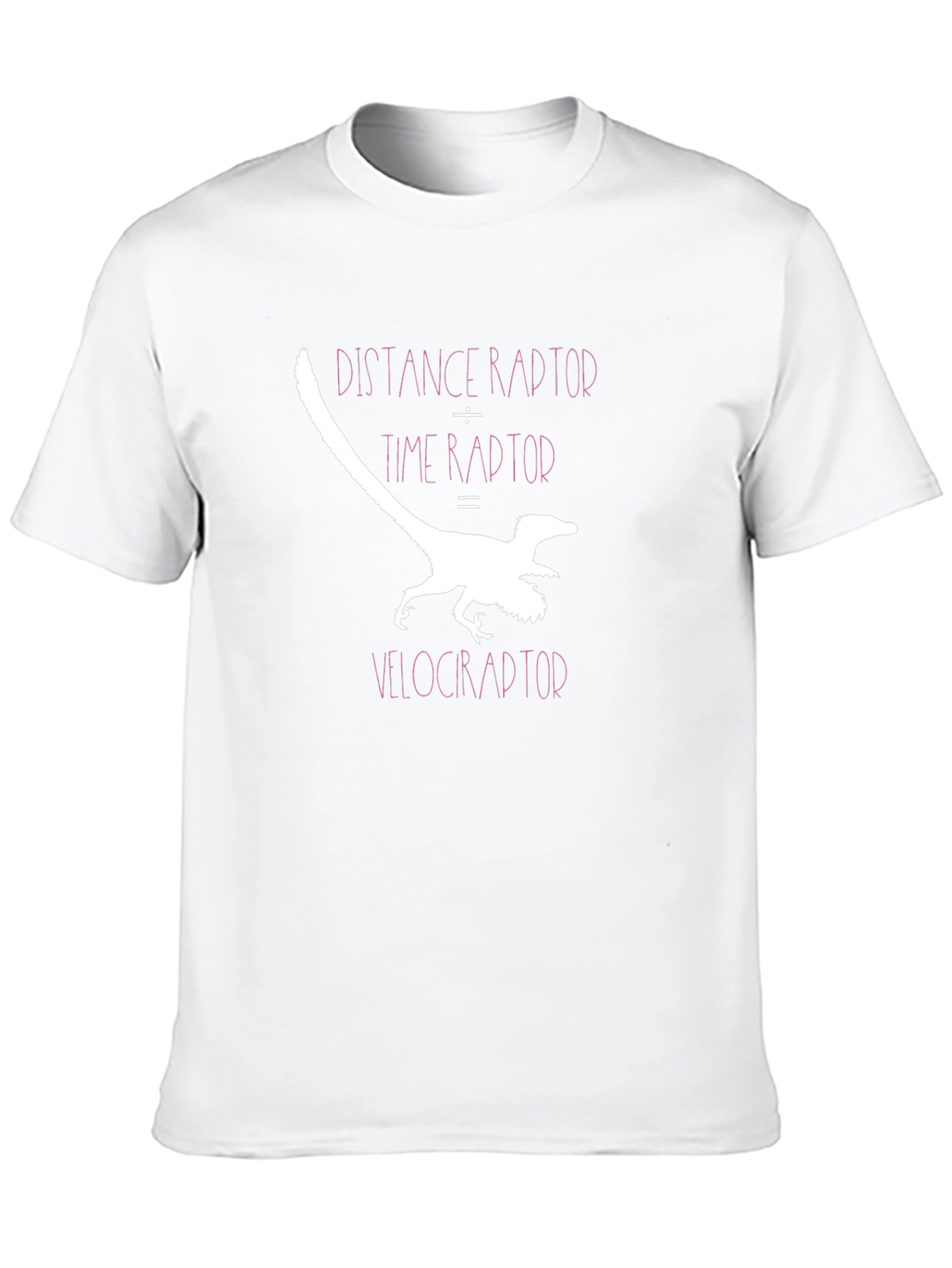 Velociraptor Science Humor Black Graphic Tee