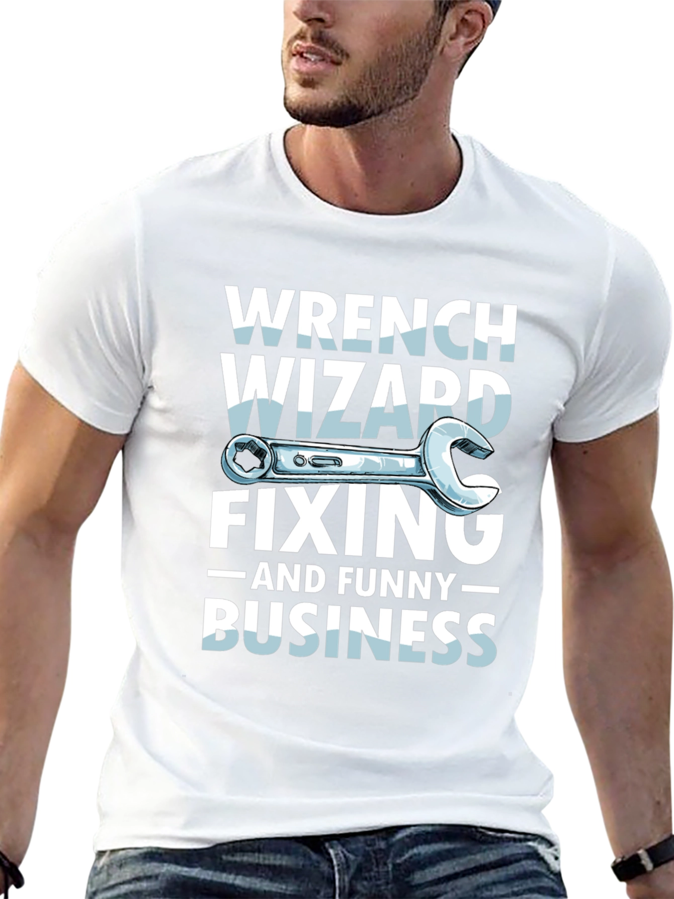 Wrench Wizard Funny Mechanic T-Shirt