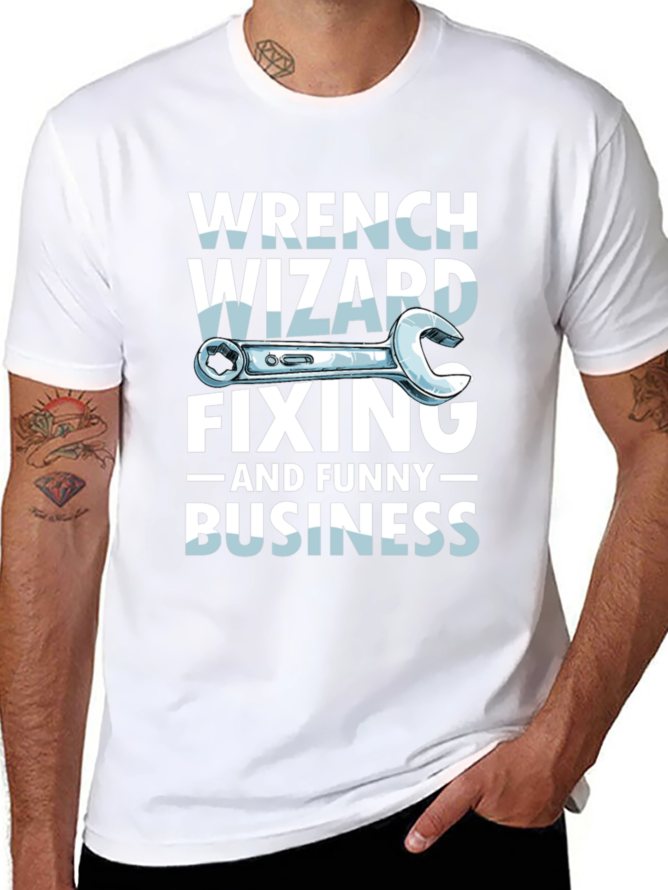 Wrench Wizard Funny Mechanic T-Shirt