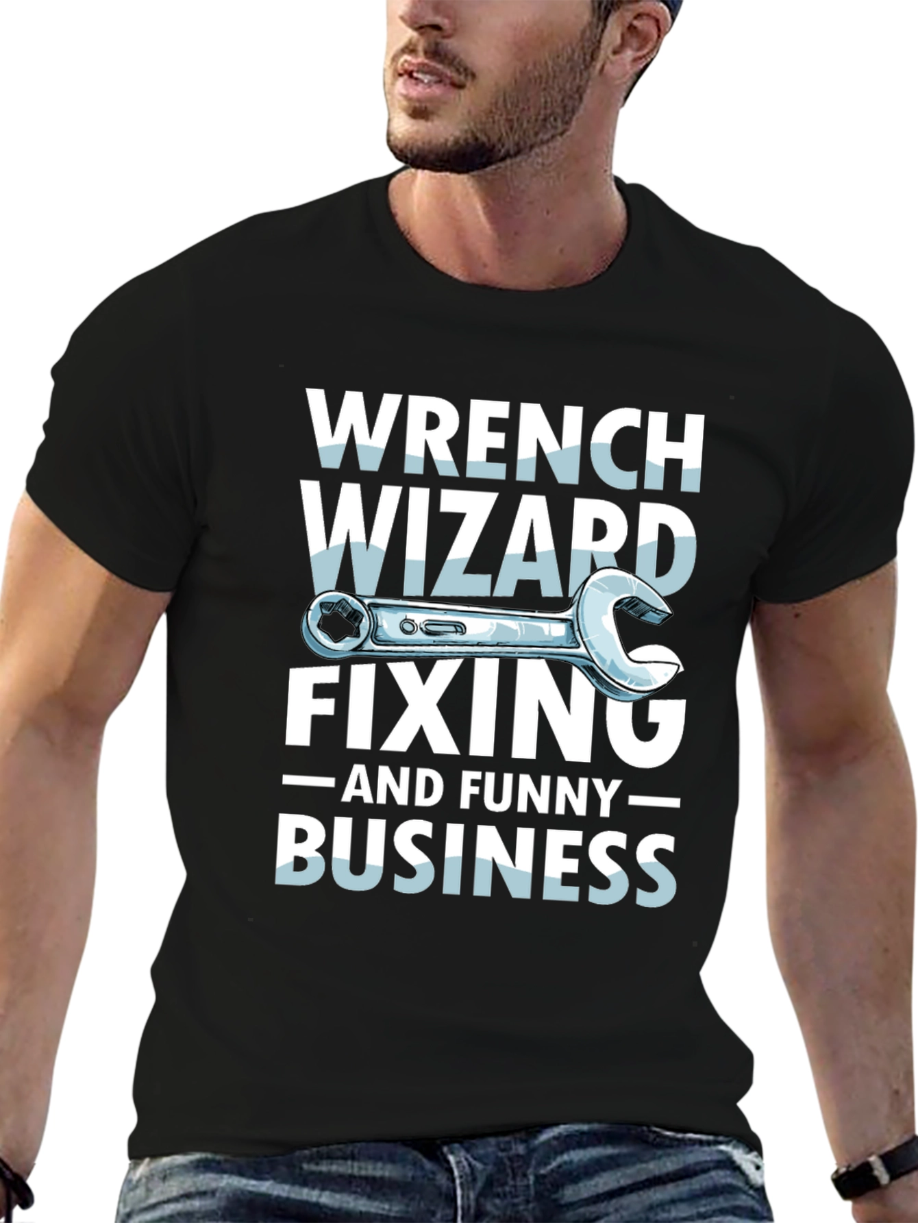 Wrench Wizard Funny Mechanic T-Shirt