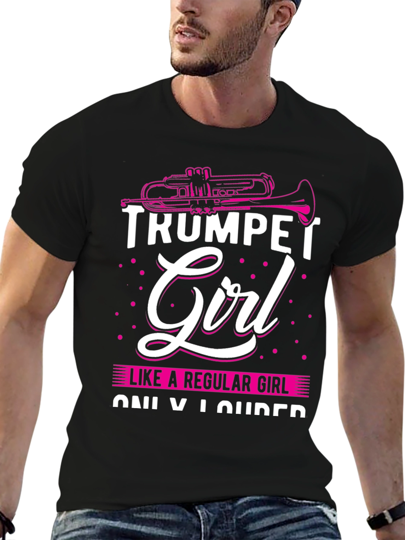 Trumpet Girl T-Shirt - Musicians Statement Tee